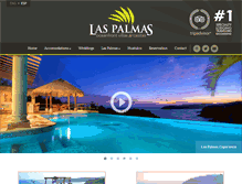 Tablet Screenshot of laspalmashuatulco.com